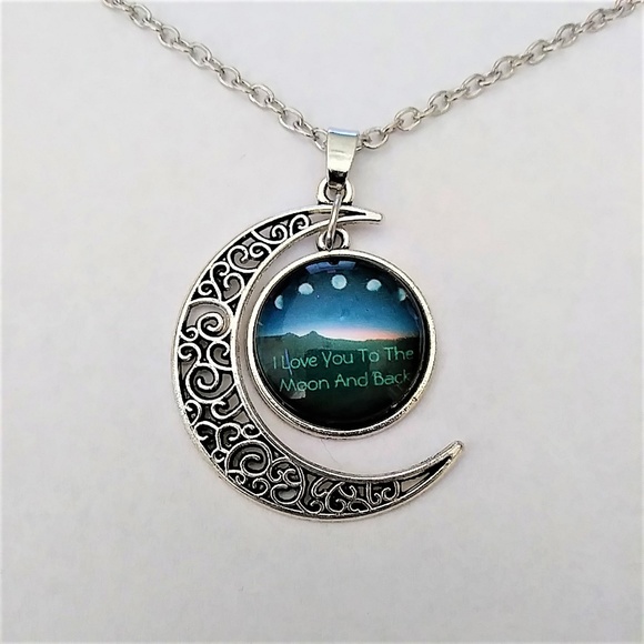 Jewelry - Love you to the Moon and Back Pendant Necklace